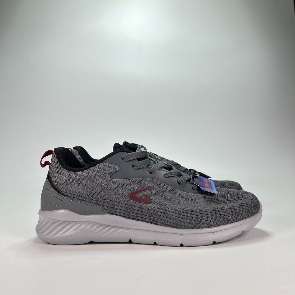 Geers Comfort Foam Grey Athletic Lace Running Sneakers Shoes 31100 Men's Size 10